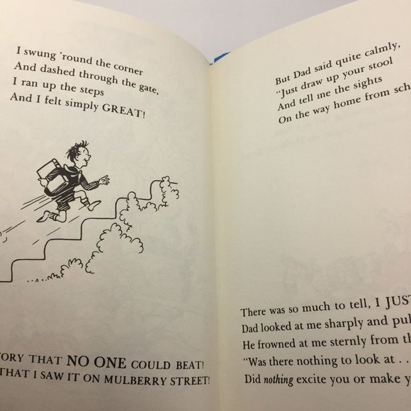 Vintage Out of Print New Dr. Seuss And To Think That I Saw It On Mulberry Street - Picture 6 of 7